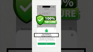Turn on end-to-end encryption backup on WhatsApp💀🥳