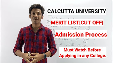 Calcutta University 2021 Admission Process|Merit List|Cut off|Form Fillup|