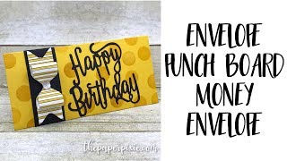 Envelope Punch Board Money Envelope