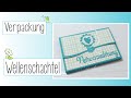 Wellenschachtel  verpackung mit stanzschablonen  tutorial