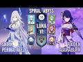 Skirk Permafreeze &amp; Raiden Aggraburn | Spiral Abyss 6.5 / Luna VI | Genshin Impact