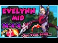 I took Evelynn mid into HIGH ELO ranked AGAIN and this is what happened... | Season 11 FULL GAME