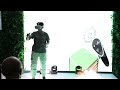 VR art performance on a Green Architecture event