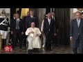 Lisboa, Encuentro con las Autoridades, 02 agosto 2023, Papa Francisco