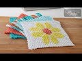 Tunisian Simple Stitch Dishcloth