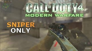 Famous COD4 PC GAMEPLAY! SNIPING CUSTOM SERVER!!! Net Worth