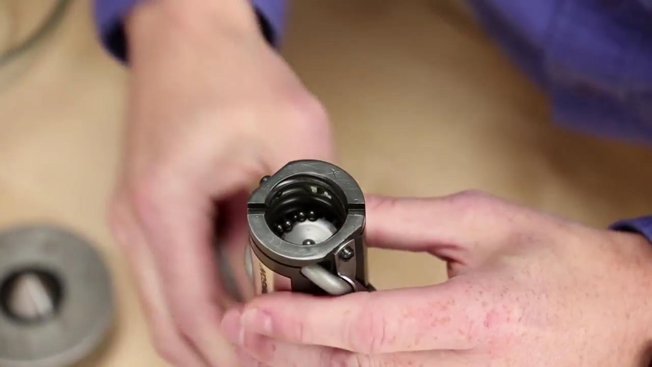 How to Load Ball Bearings into a tube return ball nut. YouTube