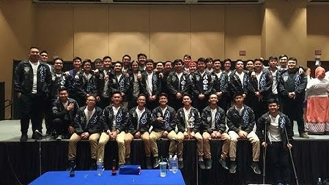 Lambda Phi Epsilon Step & Stroll at One Night in Asia 2015