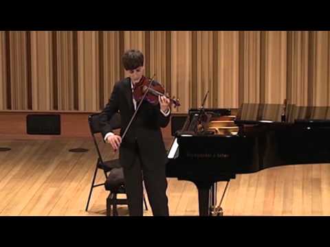 Joshua Brown - Bach Sonata No. 1, Siciliana & Presto