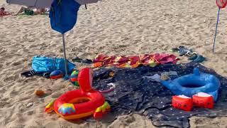 Barcelona Breezes: A 4K Beach Walk | Spanish Seaside Splendor