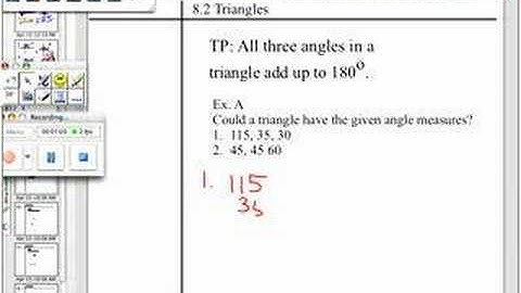 Angles of Triangles Add Up To 180 Degrees