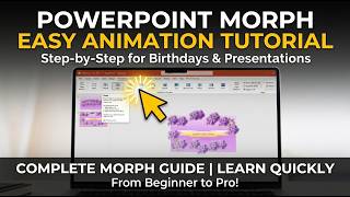🌟 Master PowerPoint Morph Transition Step-by-Step | Easy Animation Tutorial 💻✨