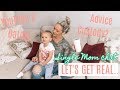 LET'S GET REAL| SINGLE MOM COFFEE TALK & Q& A| Tres Chic Mama