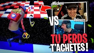 1v1 contre Michou, le Perdant offre le skin le plus cher au Gagnant sur Fortnite Créatif !