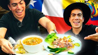 ¿Cómo es la COMIDA ECUATORIANA en CHILE? | El Champ