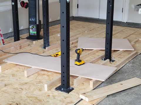 Garage Gym Fix for Uneven Sloped Floor. READ DESCRIPTION - YouTube