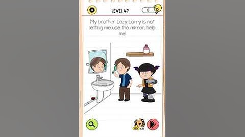 Brain test 4 Level 47 Walkthrough Solution