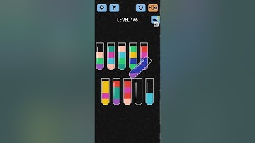 Water Color Sort Level 176 WalkThrough Solution Gameplay