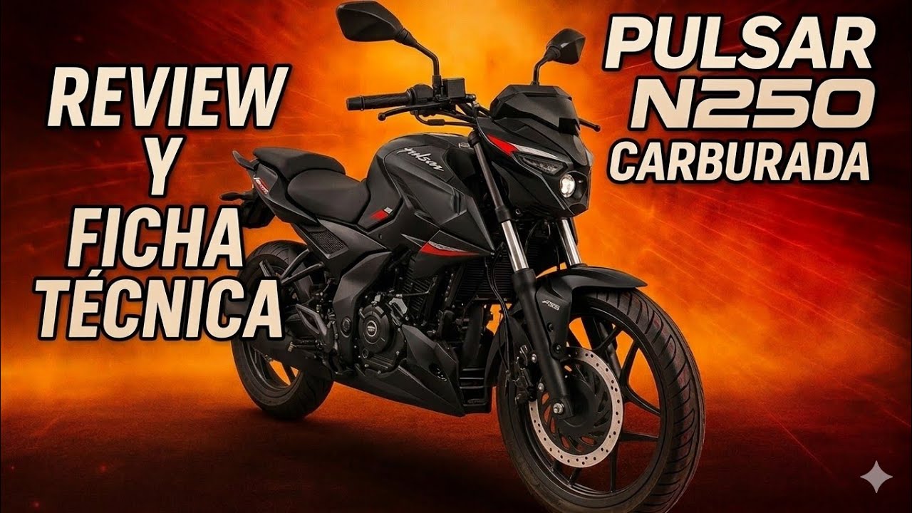 BAJAJ PULSAR N250 CARBURADA 2026 // REVIEW Y FICHA TÉCNICA // MÁS BARATA QUE LA VERSIÓN UG! 🏍️