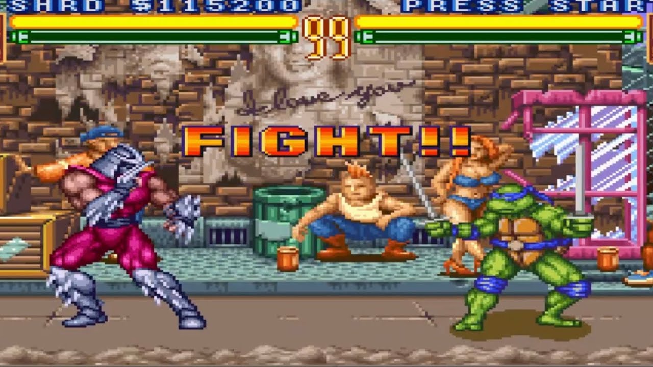 TMNT: Tournament Fighters (1993) - Cowabunga Collection, Cyber Shredder vs All Enemies (4/10/25)!