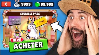 Je DÉCOUVRE le NOUVEAU STUMBLE PASS LOONEY TUNES sur STUMBLE GUYS ! (J'achète tout)