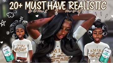 20+ MUST HAVE REALISTIC SIMS 4 MODS & OVERRIDES🍾 | ANADIUS RETIRING😧 | ANADIUS QUIT😯 | SIMS 4 FREE 💗