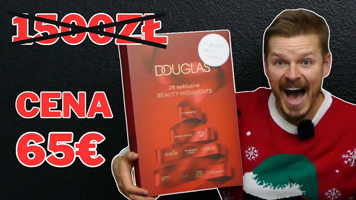 NIE PRZEGAP OKAZJI!!! Kalendarz Adwentowy Douglas o wartości ponad 1500PLN za 65€!