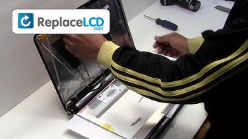 Gateway LCD Screen Replacement Guide - Replace Fix Repair Install Laptop - Packard Bell NV52 NV48