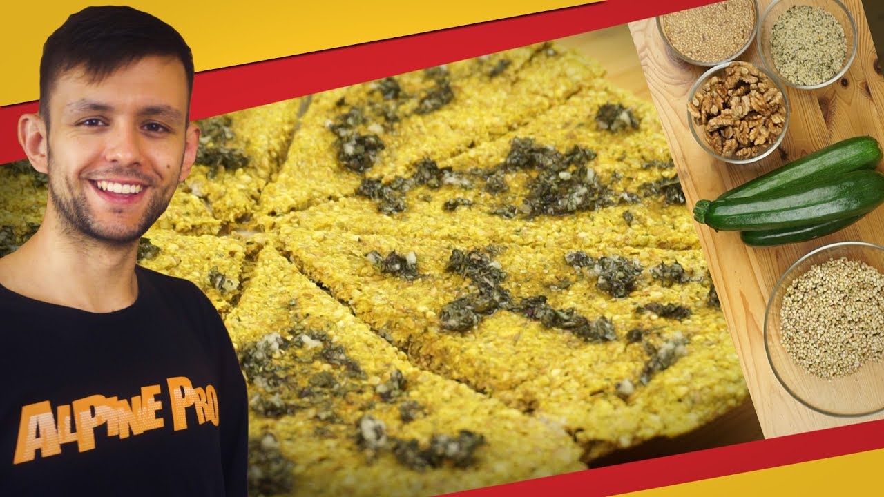 Pizza chleba - domací RAW vegan