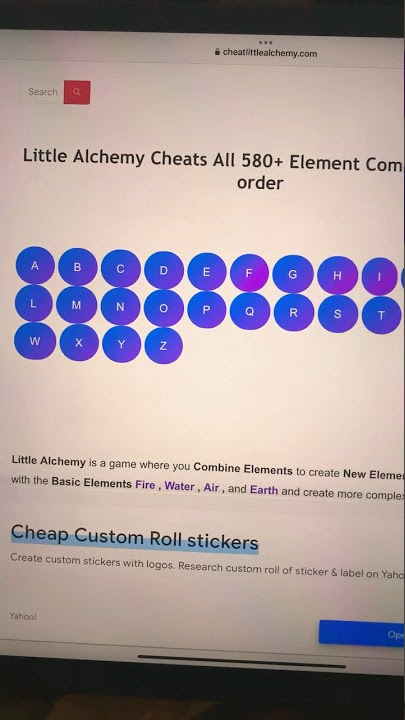 little alchemy cheat sheet｜TikTok Search