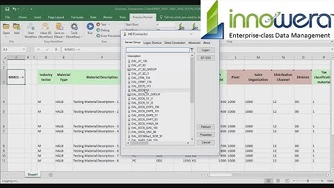 Business Transactions Using Linked/Chained Process Files From Excel