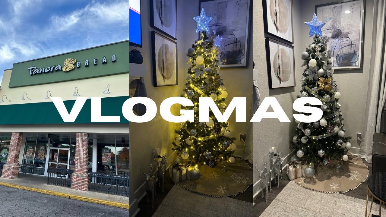 VLOGMAS #4: Medical appointment with Capri+ Teleworking +Our Christmas Tree Decor Reveal