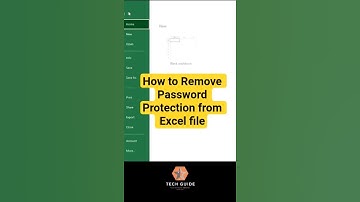 How to remove Password Protection from Excel file #excel #shorts