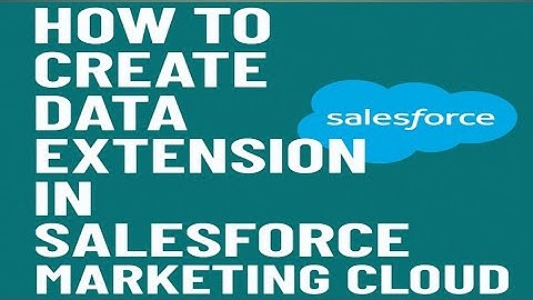 How to Create Data Extension in Salesforce Marketing Cloud | Step-by-Step Tutorial for Beginners