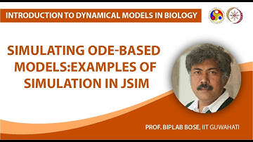 Simulating ODE-based models:Examples of simulation in JSim