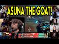 Valorant Streamers React To 100T Asuna INSANE ACE Against NRG In VCT