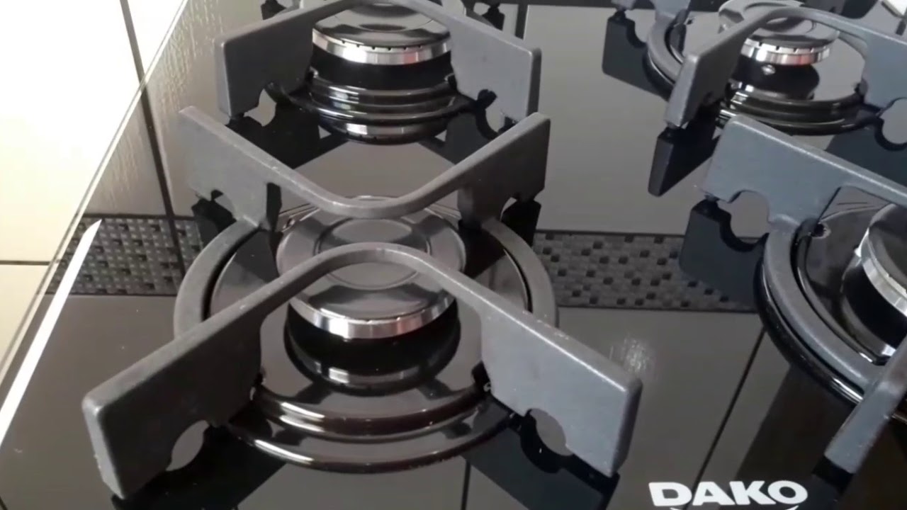 Resenha Fogão Dako mesa de vidro supreme 4 bocas