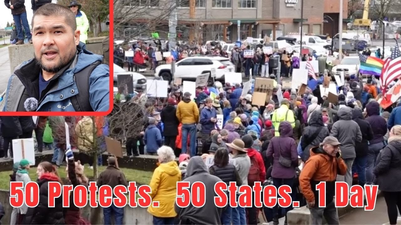 50501 Protest Against Trump Administration on Presidents' Day