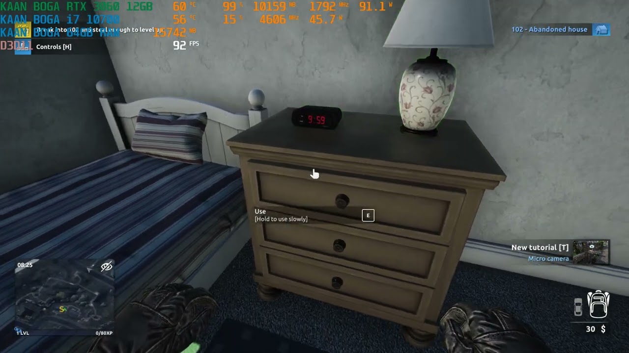 RTX 3060 vs Thief Simulator 2 - 1080P