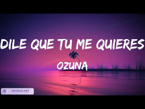 Ozuna – Dile Que Tu Me Quieres ( Video Letras)