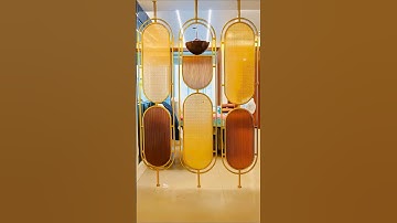 🔥 Fluted glass partition – delivered & installed!🪟 Stainless steel frame | Wooden detailing.