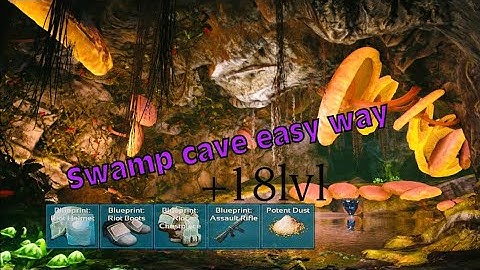 Ark survival evolved mobile/Swamp cave easy way and how get 18lvl