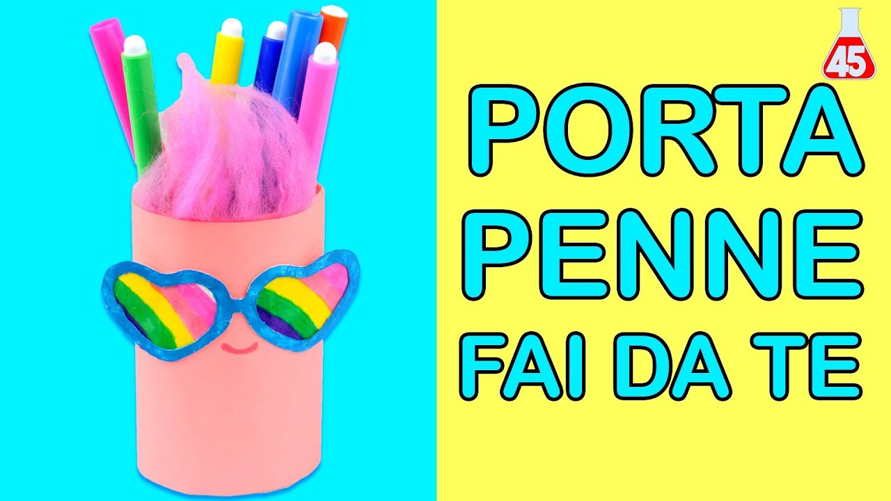 COME FARE UN PORTAPENNE  IDEE FAI DA TE 