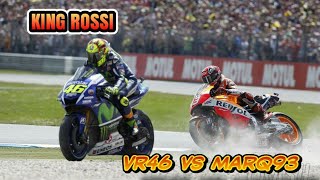 Battle of rossi vs marquez , motogp argentina 2015
