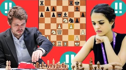 Super Hero Magnus carlsen vs Tania sachdev 11