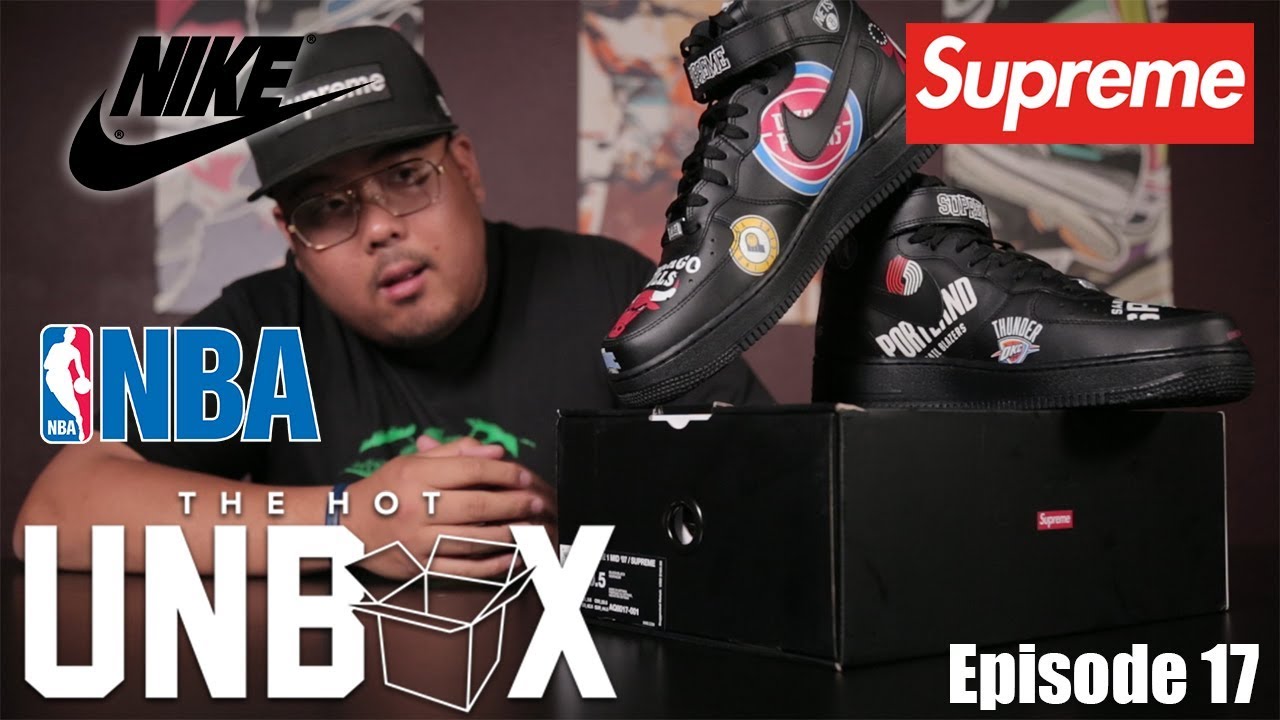 Supreme x NBA x Nike Air force 1 x Prodigy Tee x IBCA Skateboard - The ...