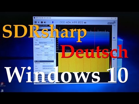 SDRsharp für RTL SDR Stick auf Windows 10 installieren - Anleitung deutsch Howto