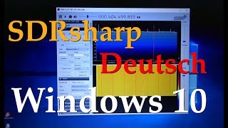 SDRsharp für RTL SDR Stick auf Windows 10 installieren - Anleitung deutsch Howto