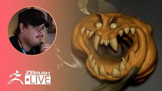 Enter the ZBHO Dojo: Jack-o'-lantern Sculpting - Spicer McLeroy - ZBrush 2021