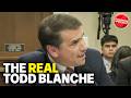 Todd Blanche Breaks Character After Democrat Reveals His Private Conversations